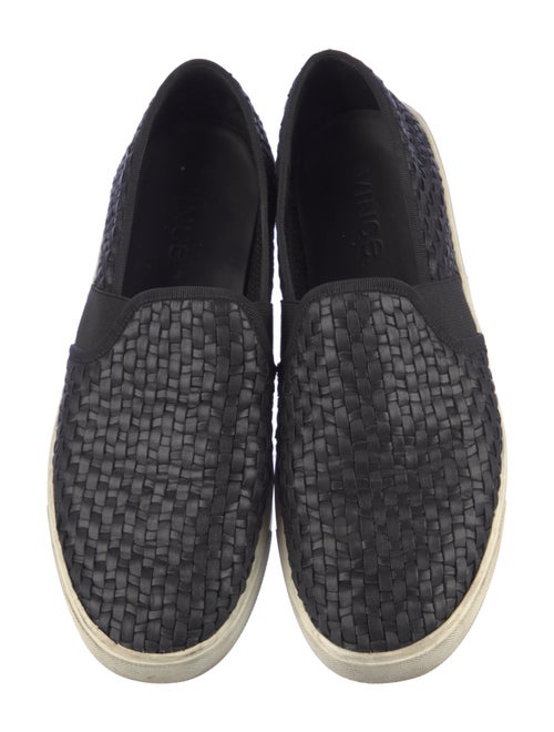 Vince Leather Colorblock Pattern Espadrilles