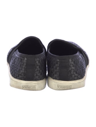 Vince Leather Colorblock Pattern Espadrilles