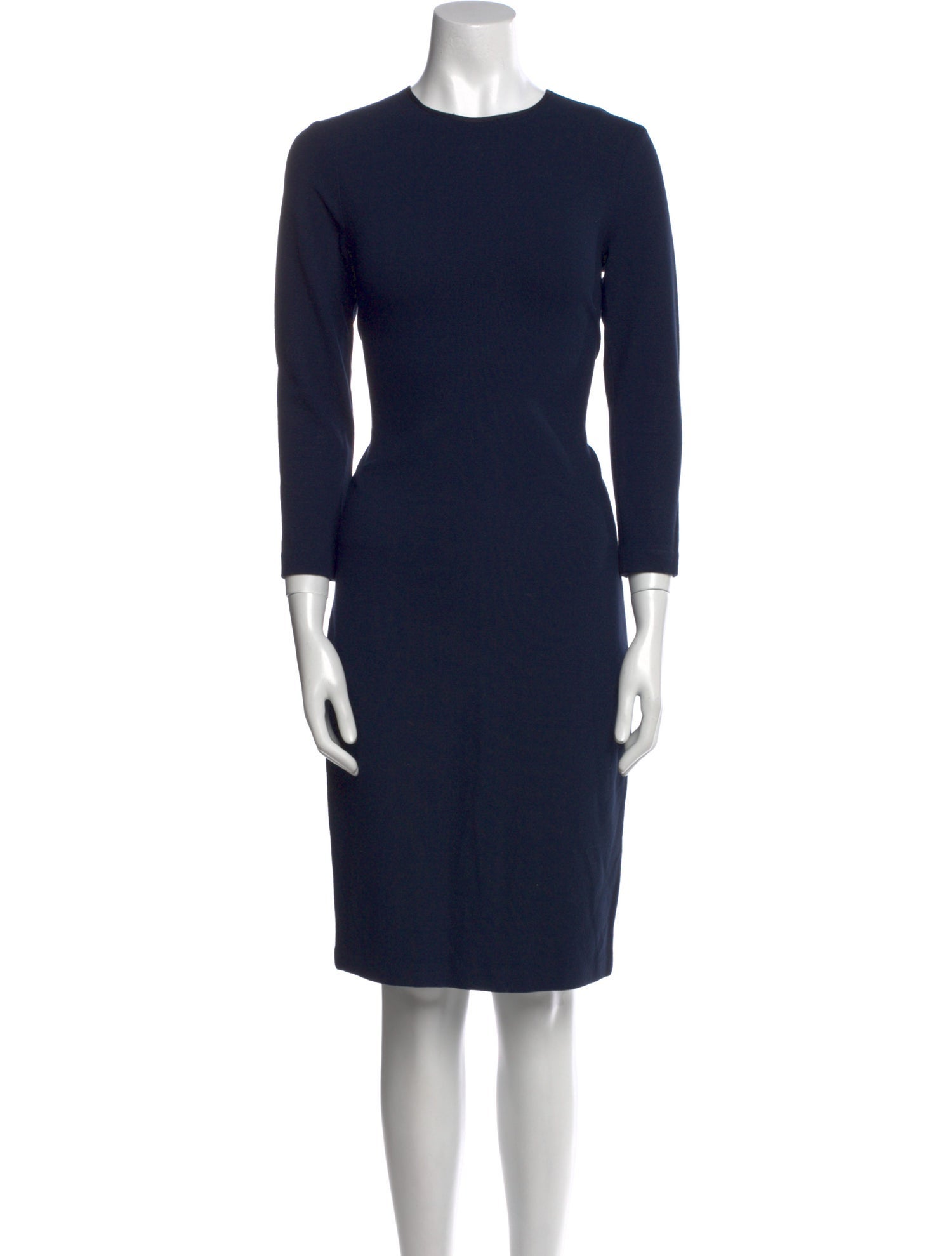Vince Crew Neck Knee-Length Dress