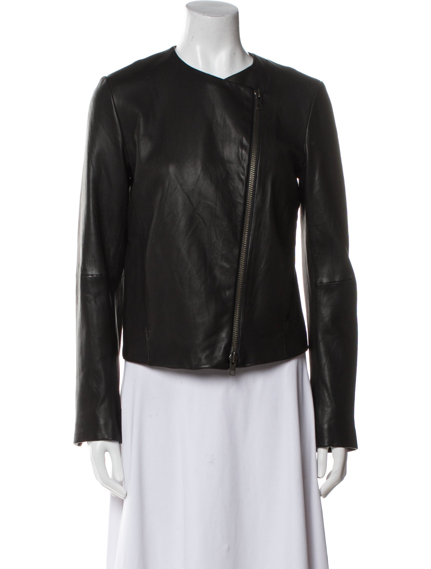 Vince Lamb Leather Biker Jacket w/ Tags