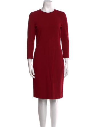 Vince Crew Neck Knee-Length Dress
