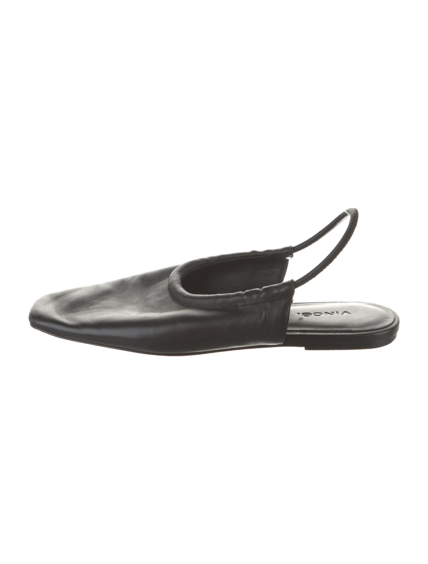 Vince Leather Slingback Flats