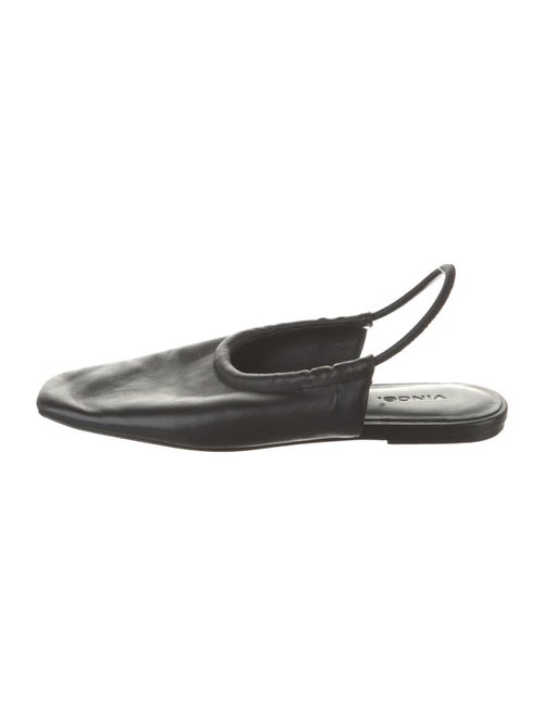 Vince Leather Slingback Flats