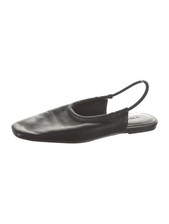 Vince Leather Slingback Flats