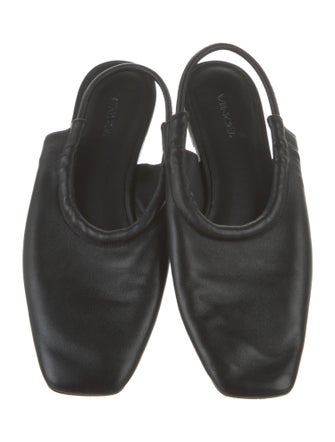 Vince Leather Slingback Flats