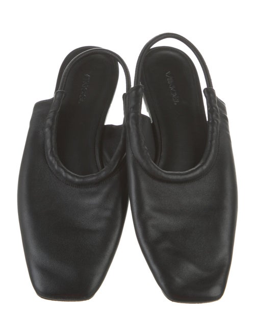 Vince Leather Slingback Flats