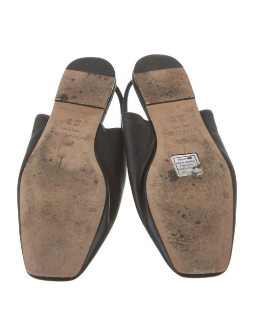 Vince Leather Slingback Flats