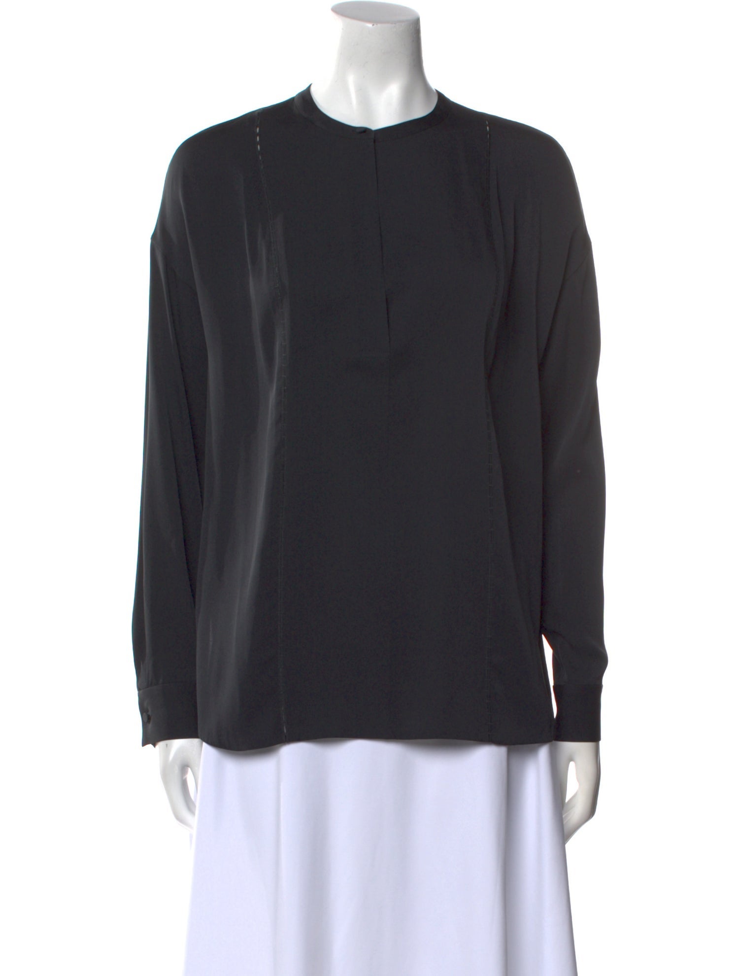 Vince Silk Crew Neck Blouse w/ Tags