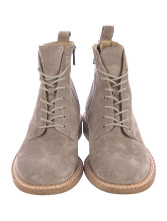Vince Suede Combat Boots