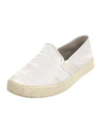 Vince Leather Lasercut Accents Sneakers