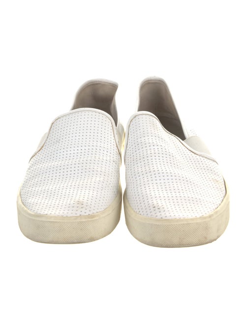 Vince Leather Lasercut Accents Sneakers