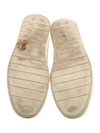 Vince Leather Lasercut Accents Sneakers