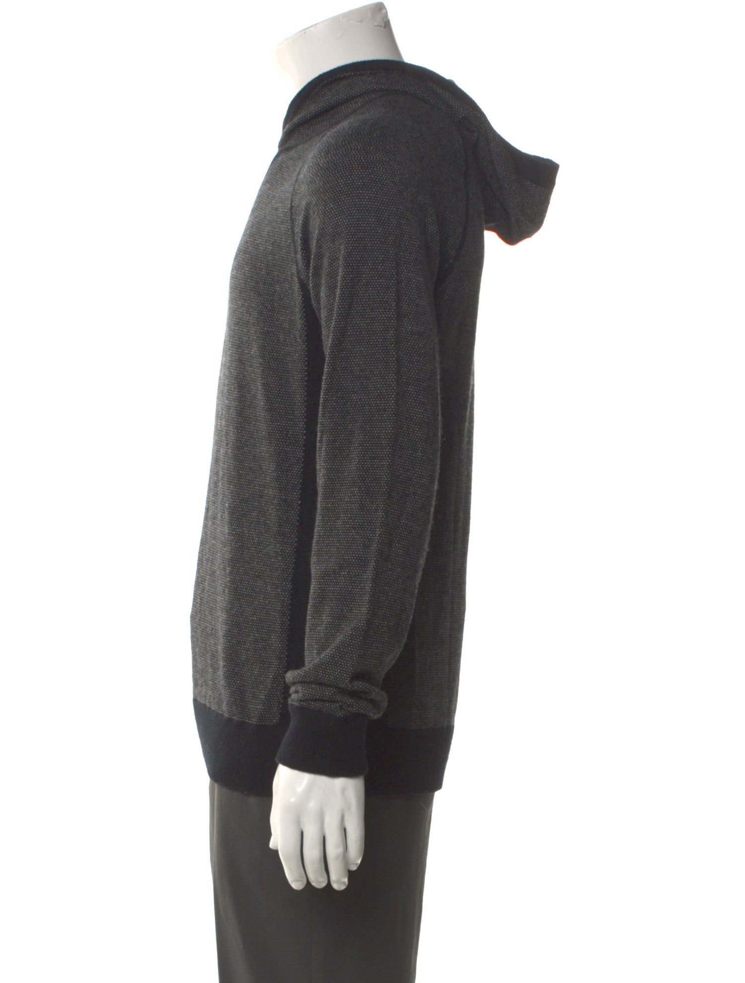Vince Wool Mock Neck Polo Sweater