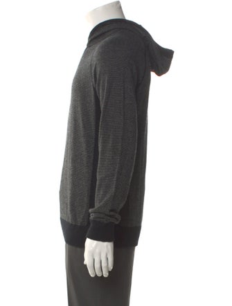 Vince Wool Mock Neck Polo Sweater