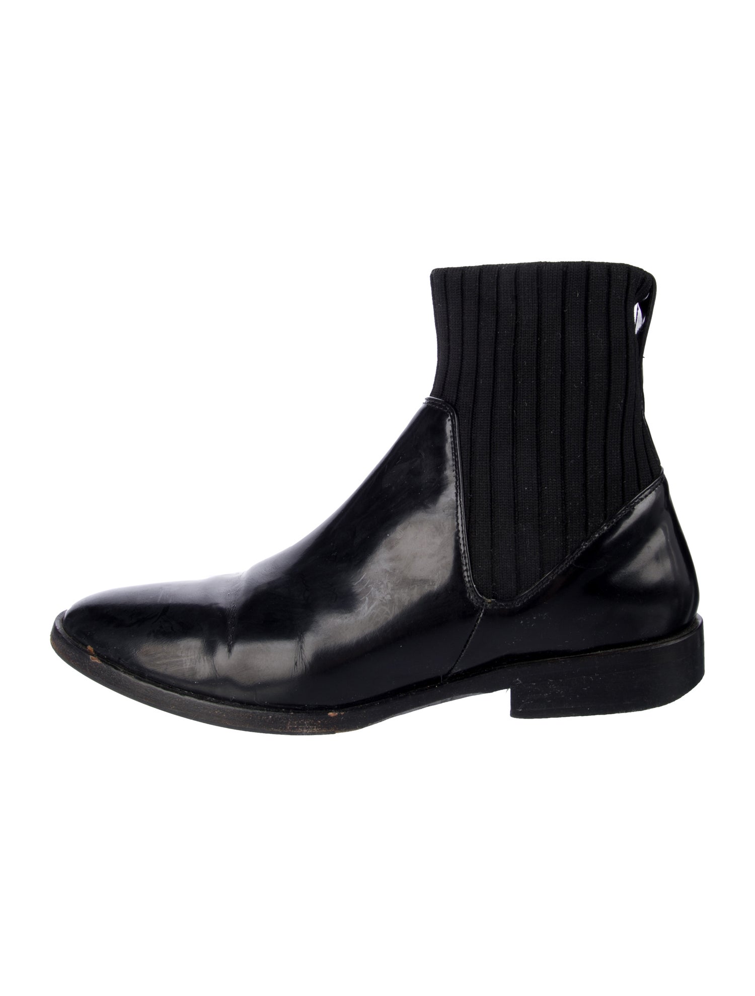Vince Leather Sock Boots