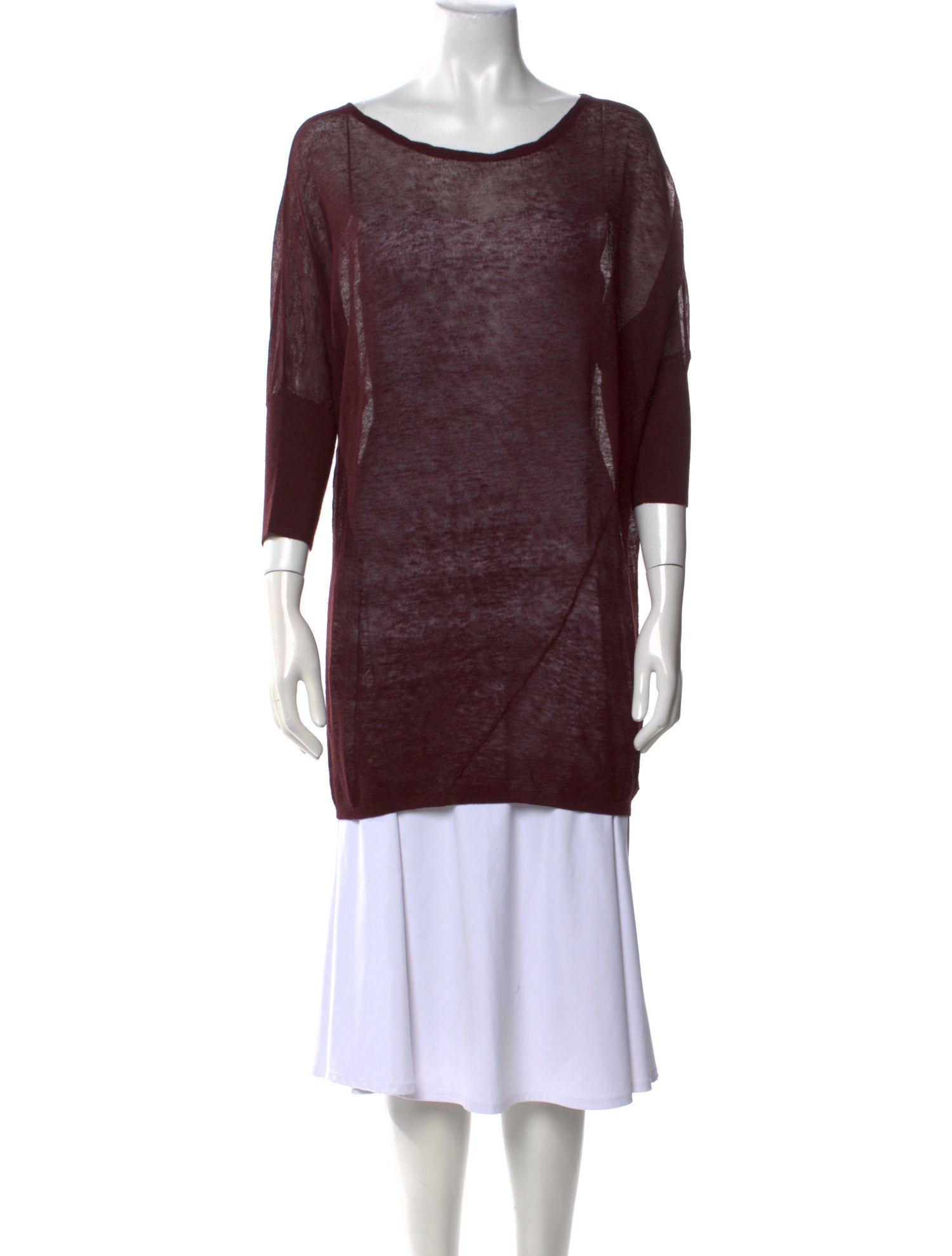 Vince Wool Bateau Neckline Sweater