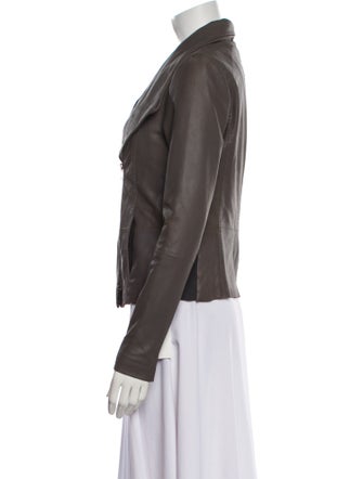 Vince Goat Leather Biker Jacket