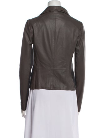 Vince Goat Leather Biker Jacket