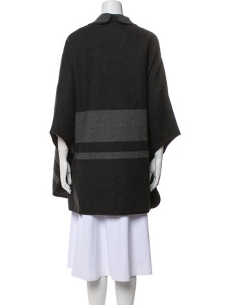 Vince Wool Striped Coat