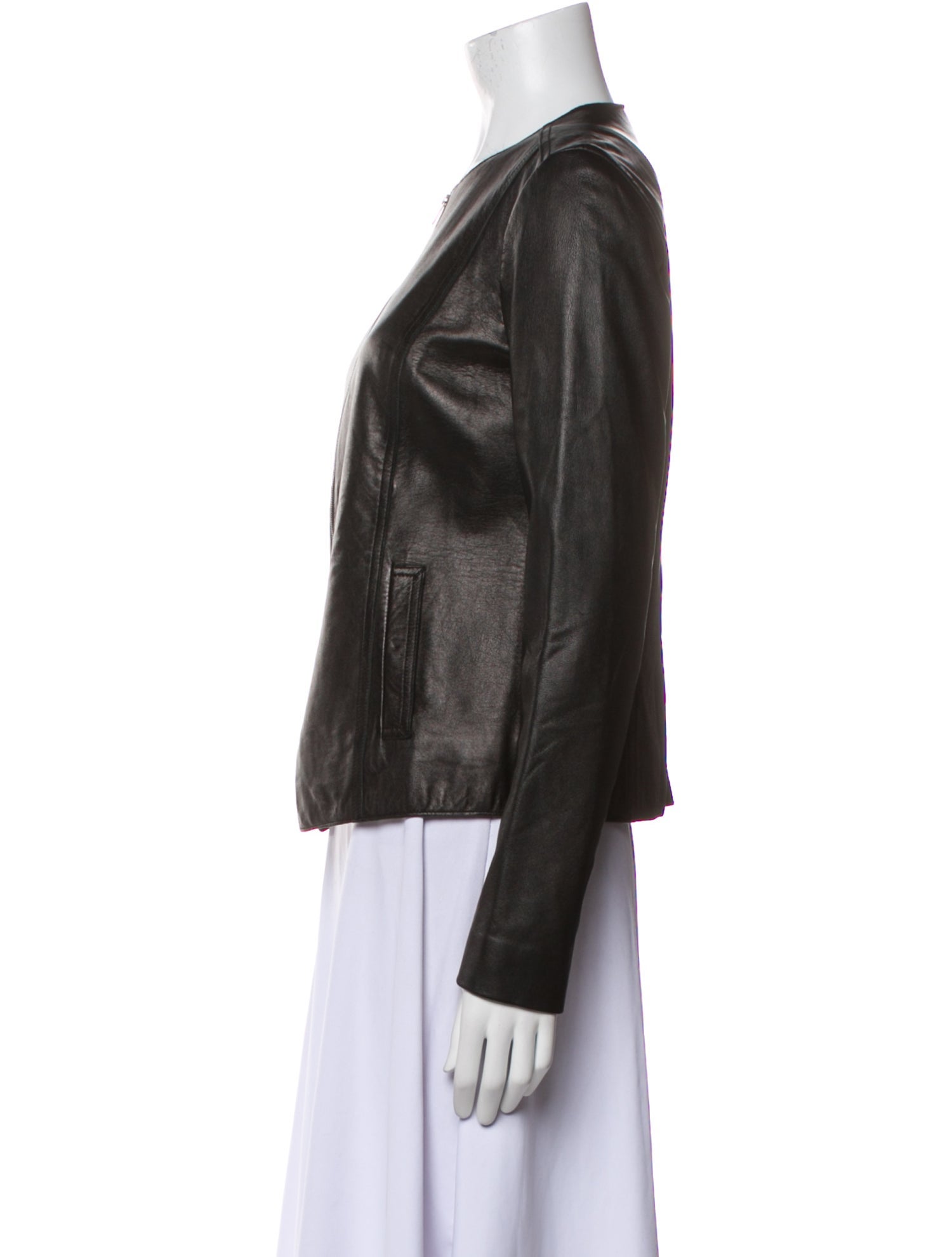 Vince Leather Evening Jacket