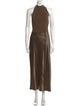 Vince Mock Neck Long Dress