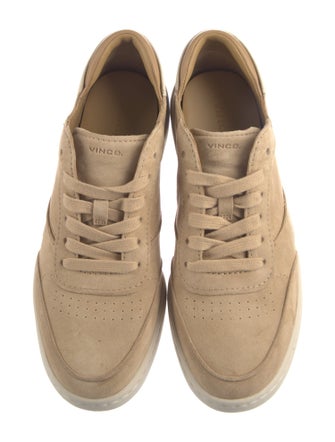 Vince Suede Colorblock Pattern Sneakers