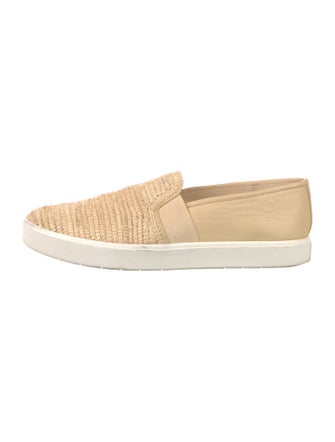 Vince Straw Colorblock Pattern Espadrilles