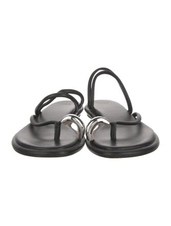 Vince Leather Slingback Sandals