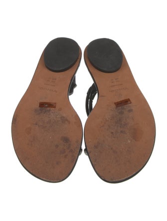 Vince Leather Slingback Sandals