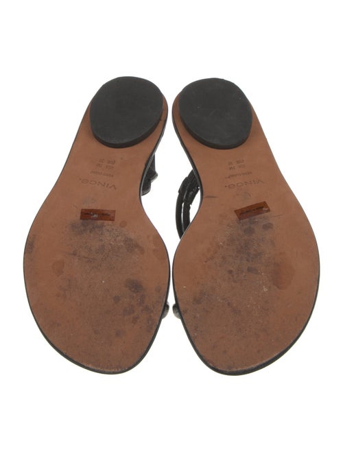 Vince Leather Slingback Sandals