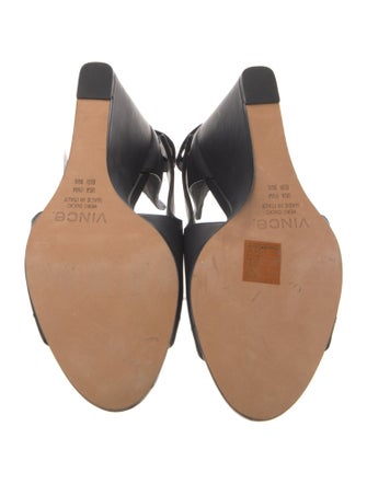 Vince Leather Slingback Sandals