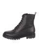 Vince Leather Combat Boots