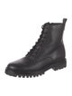 Vince Leather Combat Boots