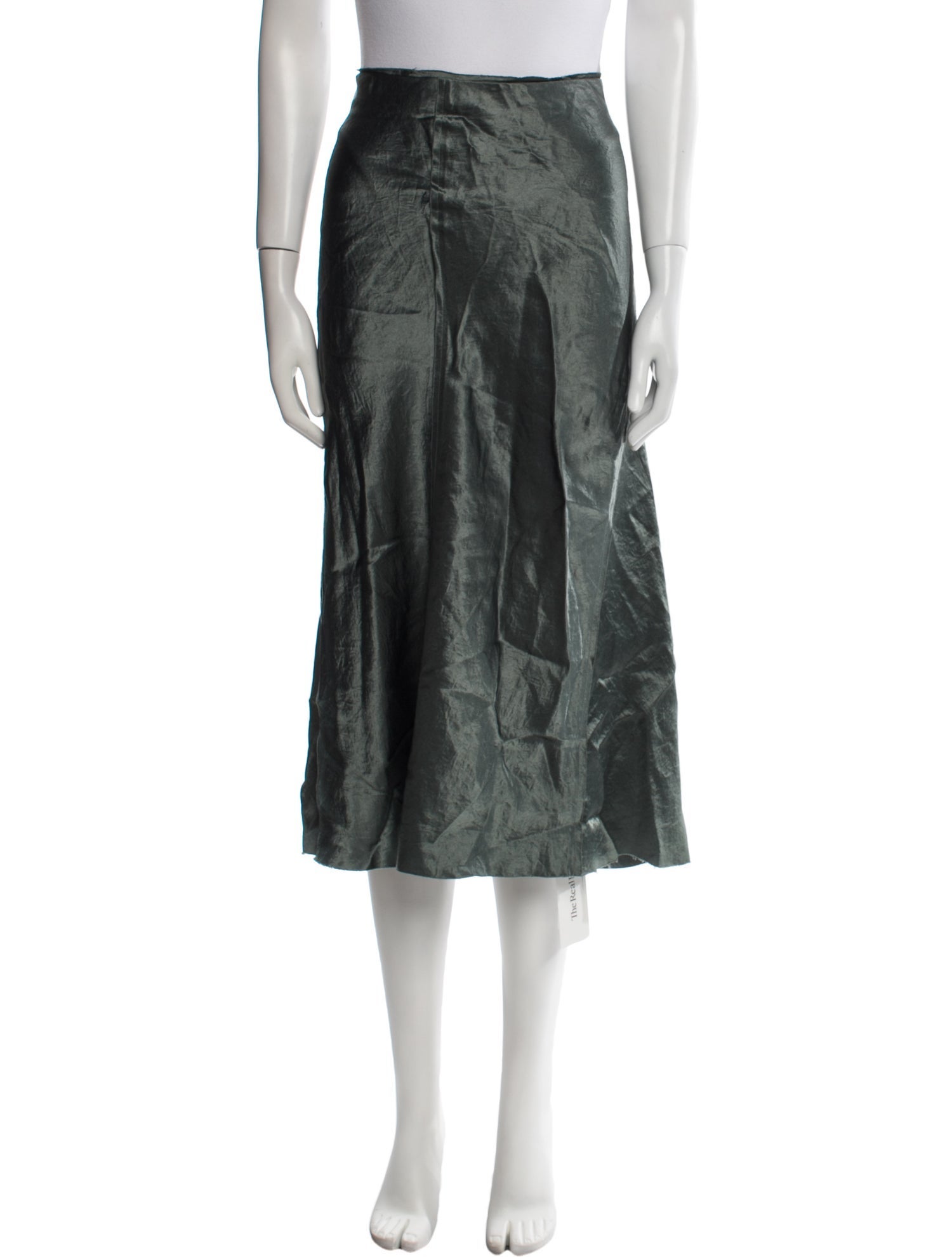 Vince Silk Knee-Length Skirt