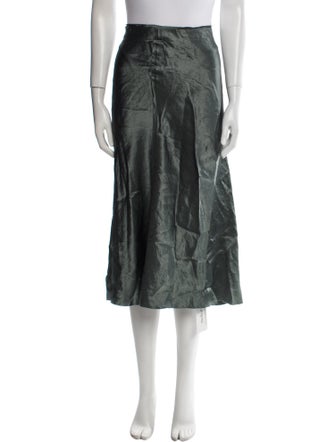 Vince Silk Knee-Length Skirt