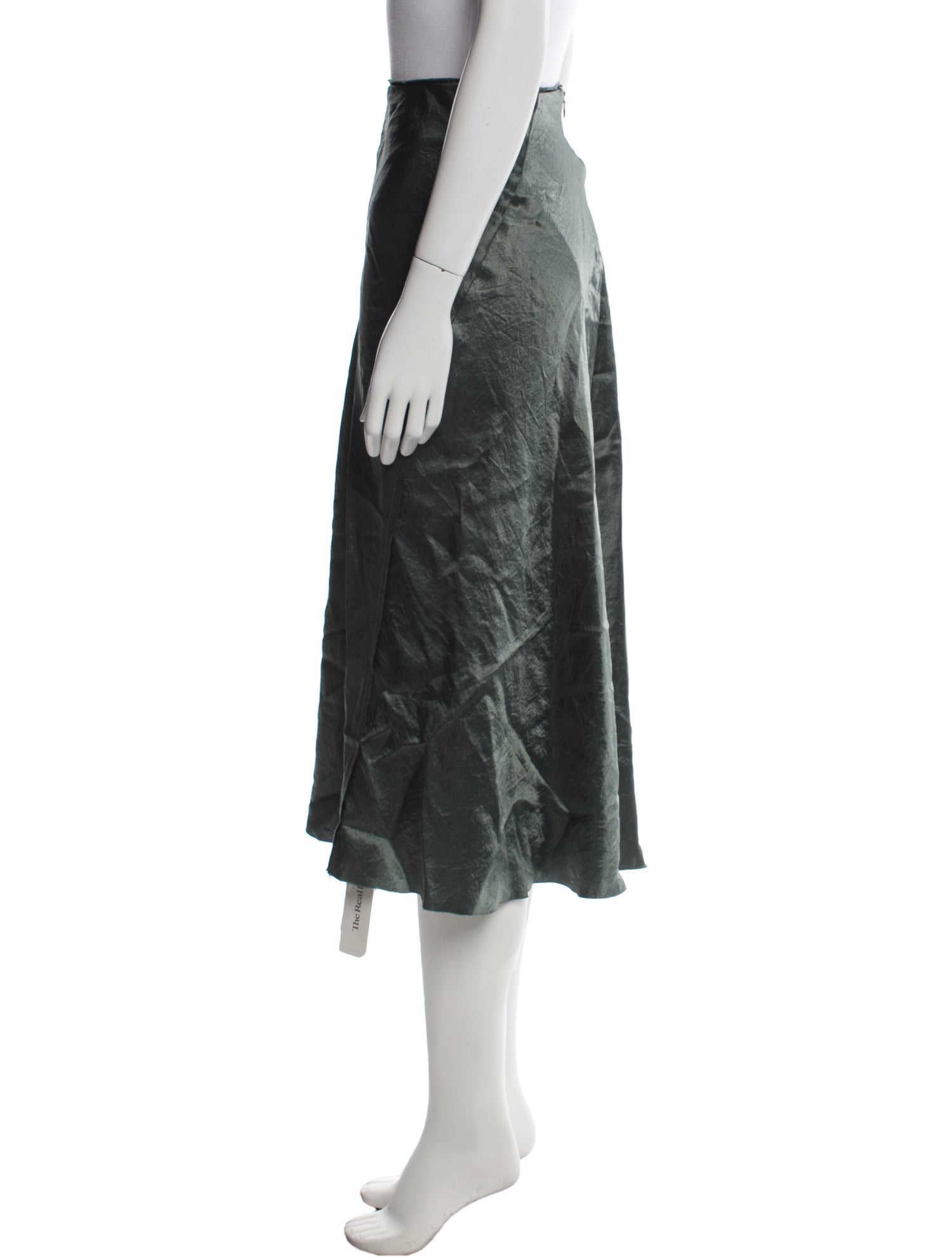 Vince Silk Knee-Length Skirt