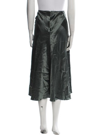 Vince Silk Knee-Length Skirt