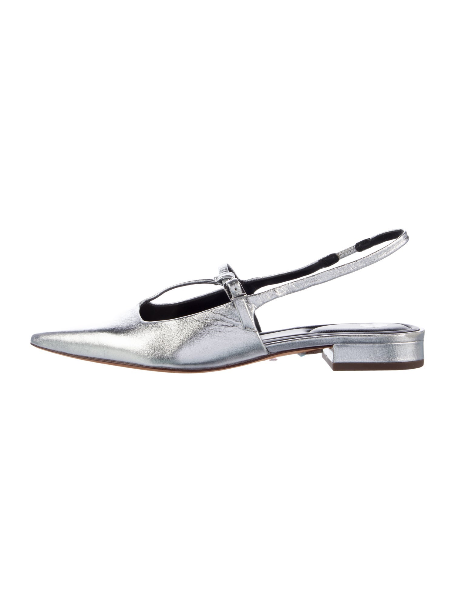Vince Leather Slingback Flats