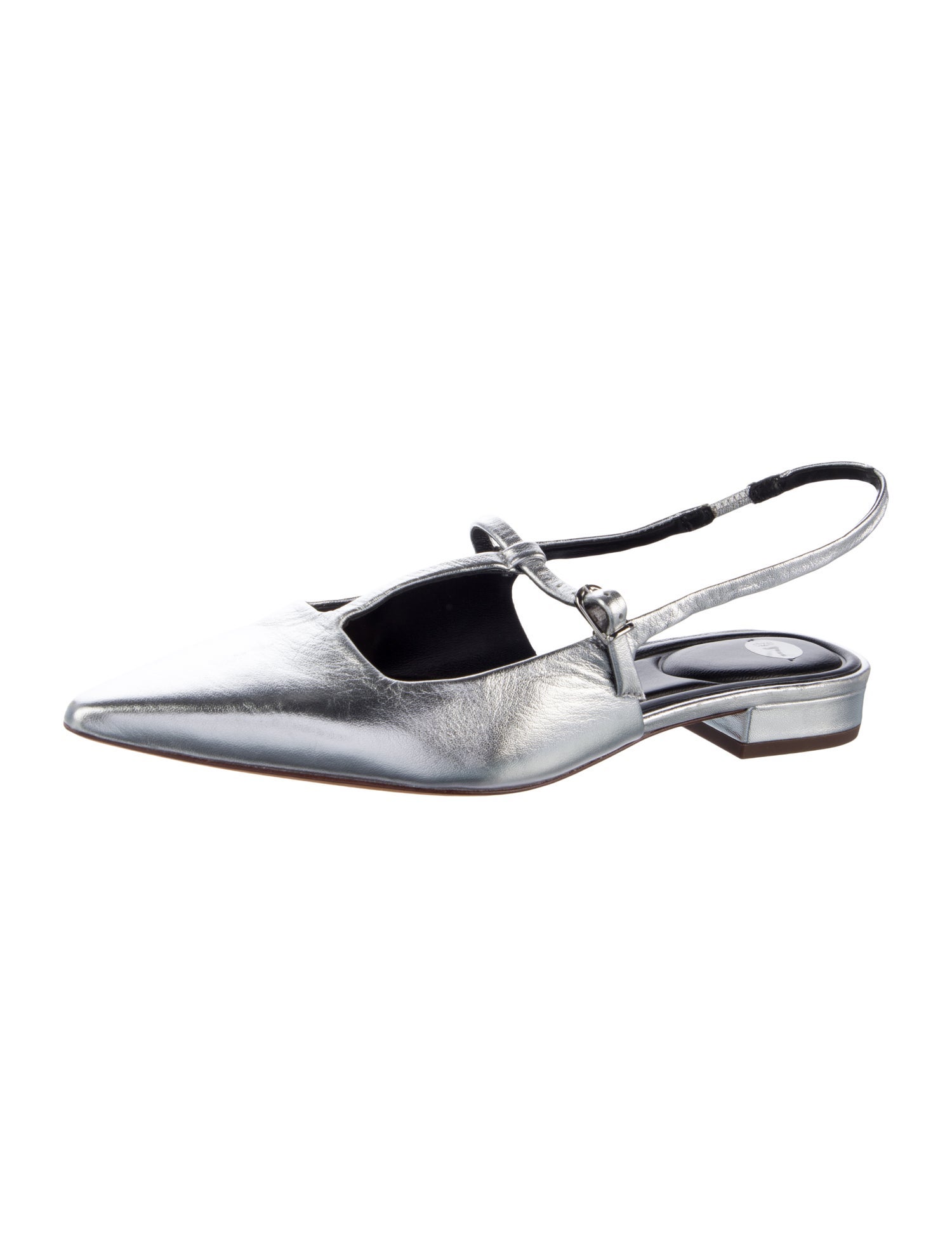 Vince Leather Slingback Flats