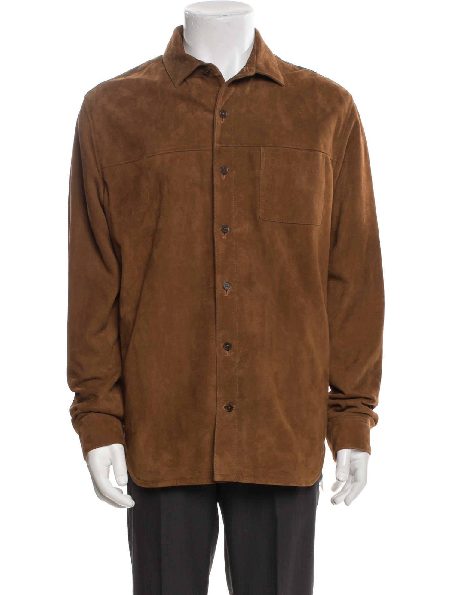 Vince Goat Leather Utility Jacket