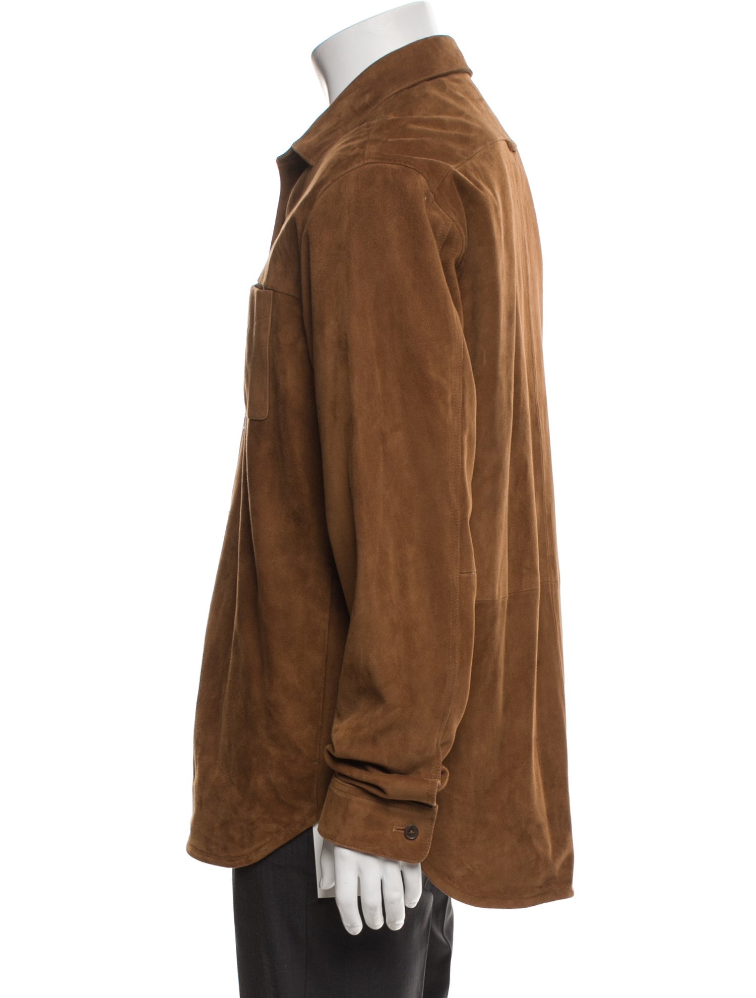 Vince Goat Leather Utility Jacket