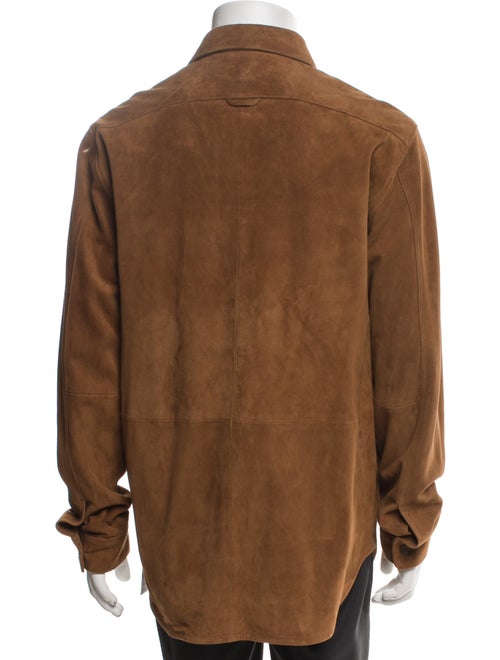 Vince Goat Leather Utility Jacket