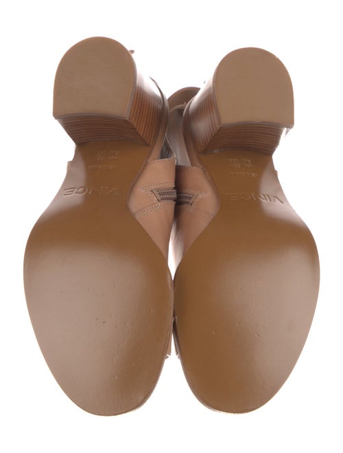 Vince Leather Slingback Pumps