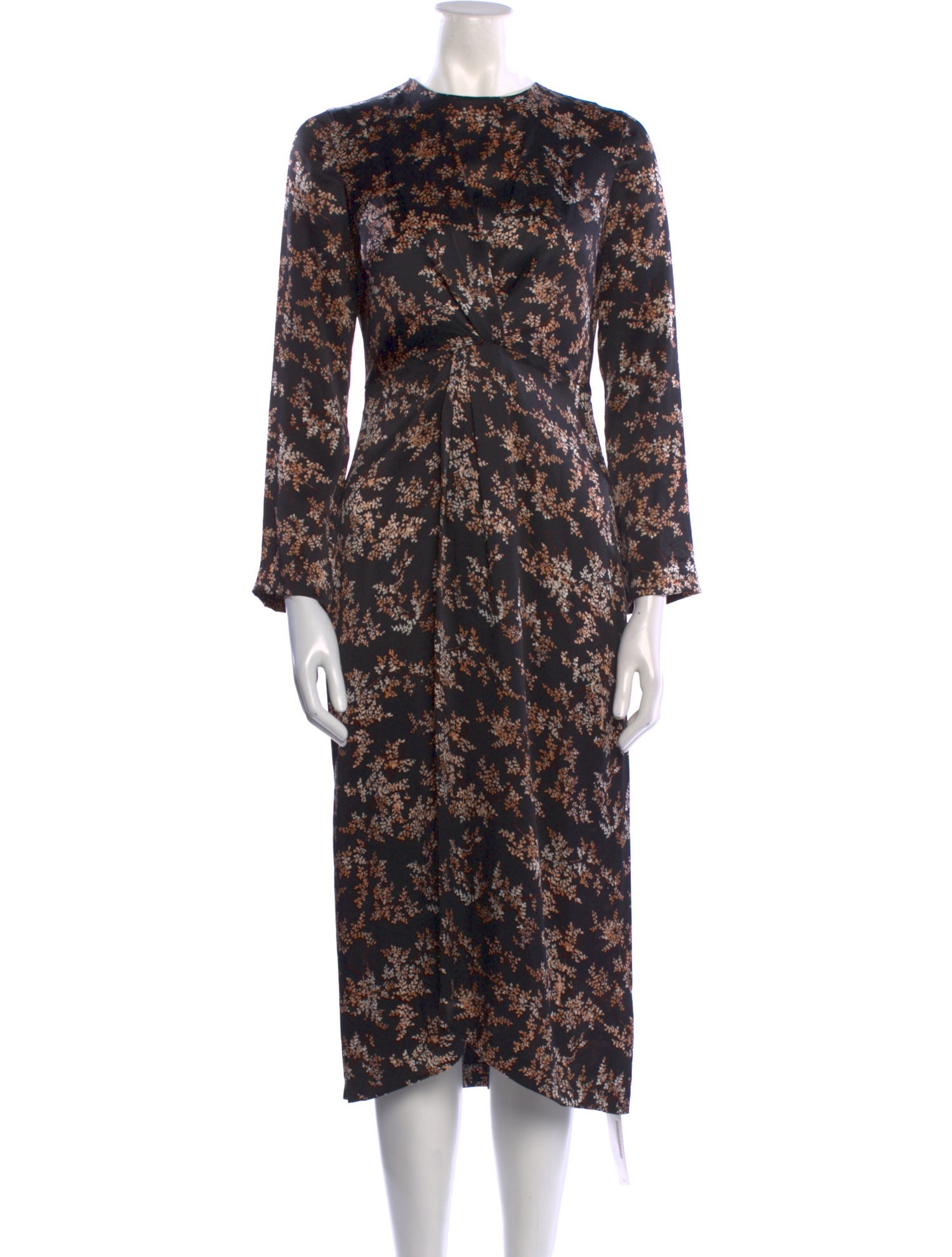 Vince Silk Midi Length Dress