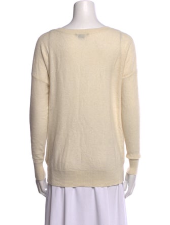 Vince Cashmere Colorblock Pattern Sweater