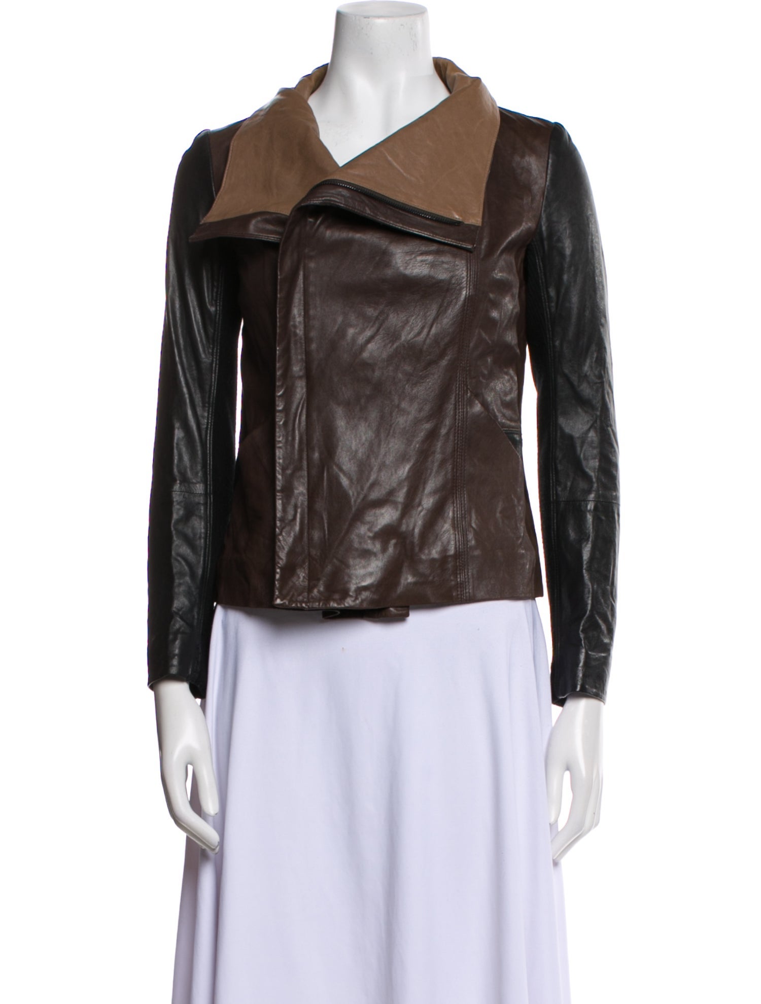 Vince Leather Biker Jacket