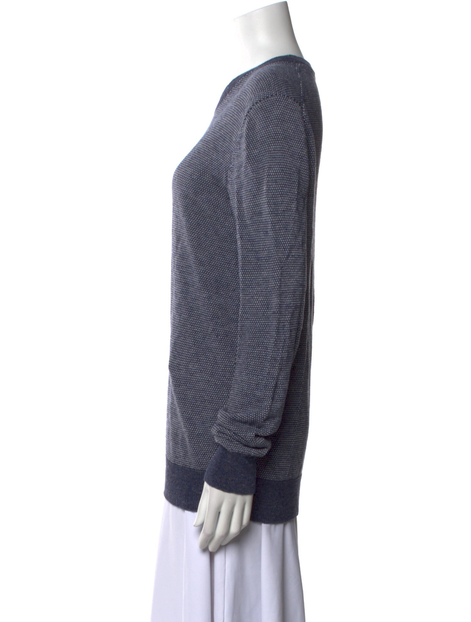 Vince Linen Striped Sweater