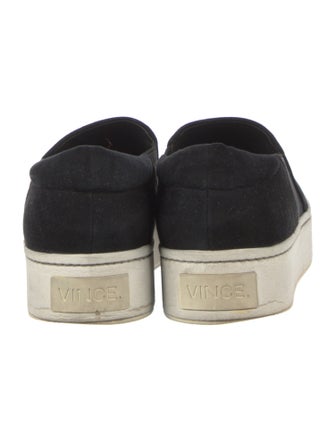 Vince Suede Colorblock Pattern Sneakers