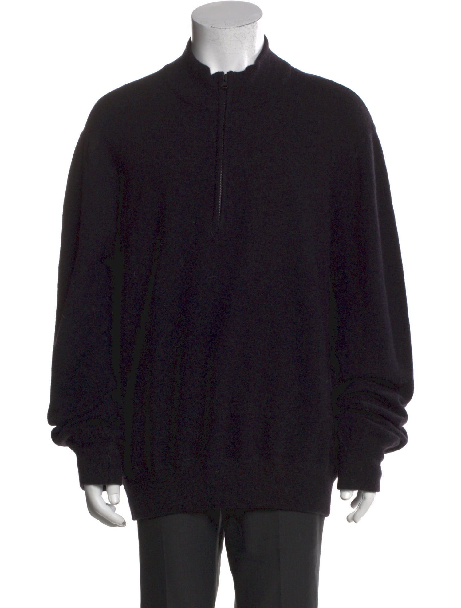 Vince Mock Neck Long Sleeve Polo Sweater