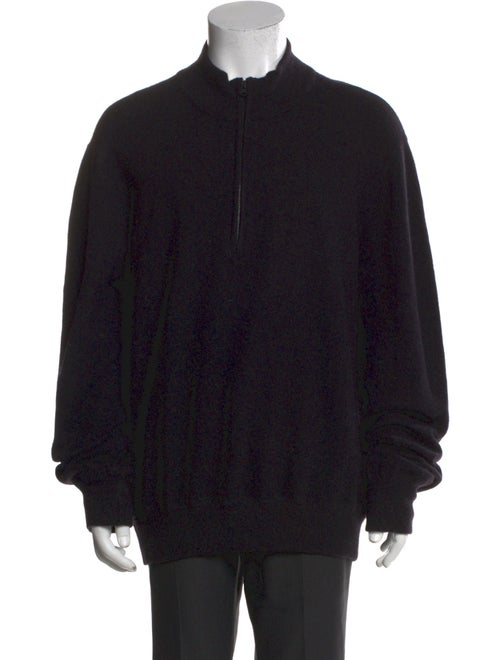 Vince Mock Neck Long Sleeve Polo Sweater